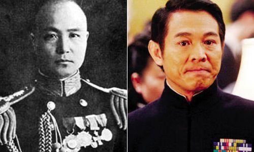 陈绍宽是个高大的光头帅哥,李连杰仍旧是一身正气.