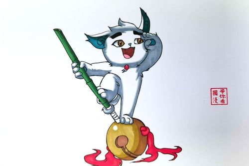 京剧猫国漫手绘主角白糖变身简直帅气到不行