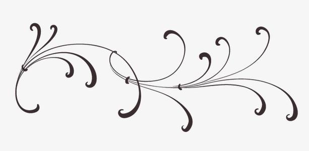 高清装饰花边简笔画