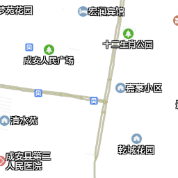 成安县卫星地图 - 河北省邯郸市成安县,乡,村各级地图