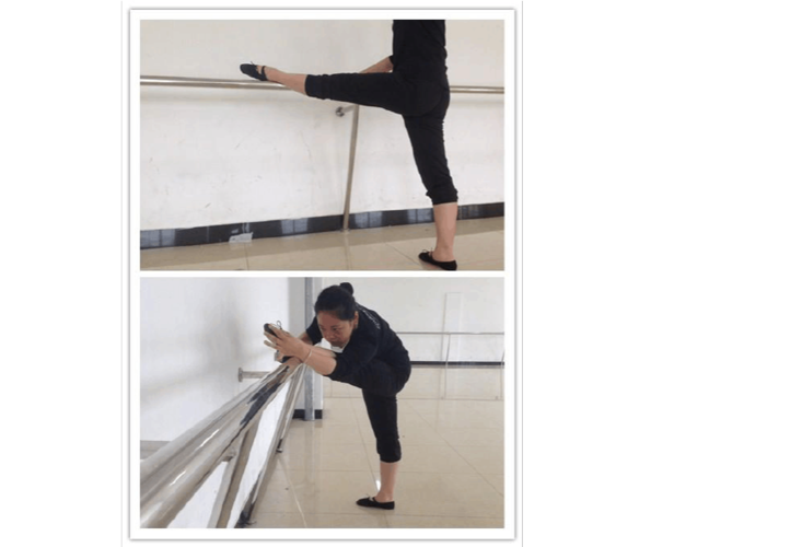 芭蕾把上压踢腿组合