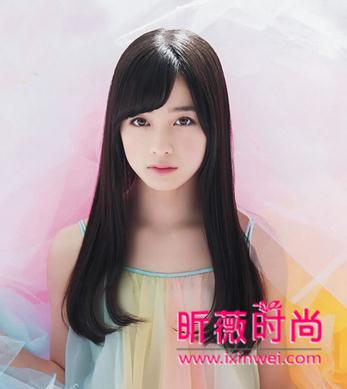 清新甜美韩式斜刘海发型 可爱女生最爱发型