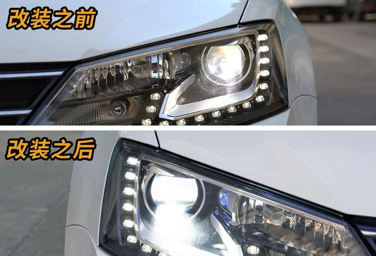 汽车看点 自媒体 正文 改灯要点:这台大众速腾高配版,原车大灯配置d5s