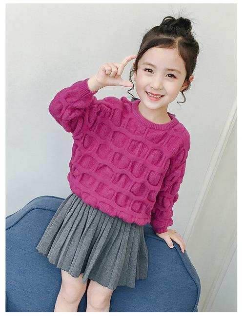 女童毛衣2019新款针织衫套装裙韩版时髦春装童装儿童洋气两件套