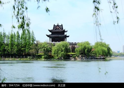 湖北襄阳护城河上高清图片下载_红动中国