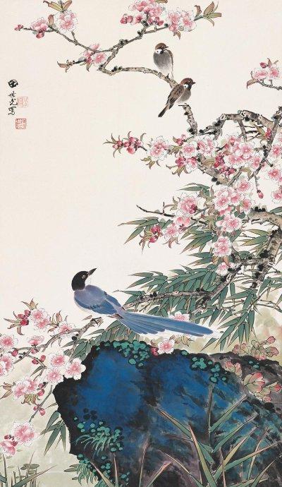 [转载]国画大师田世光工笔花鸟作品欣赏(二)