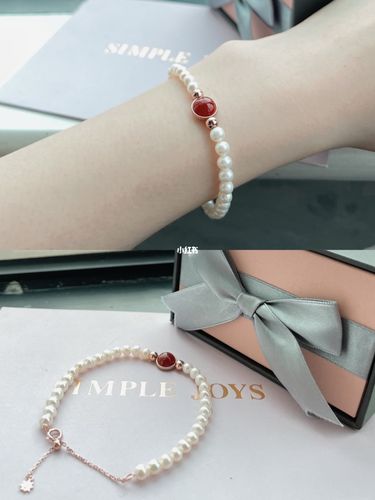 这款珍珠手链好好看!_珍珠手链_礼物_平价_淡水珍珠