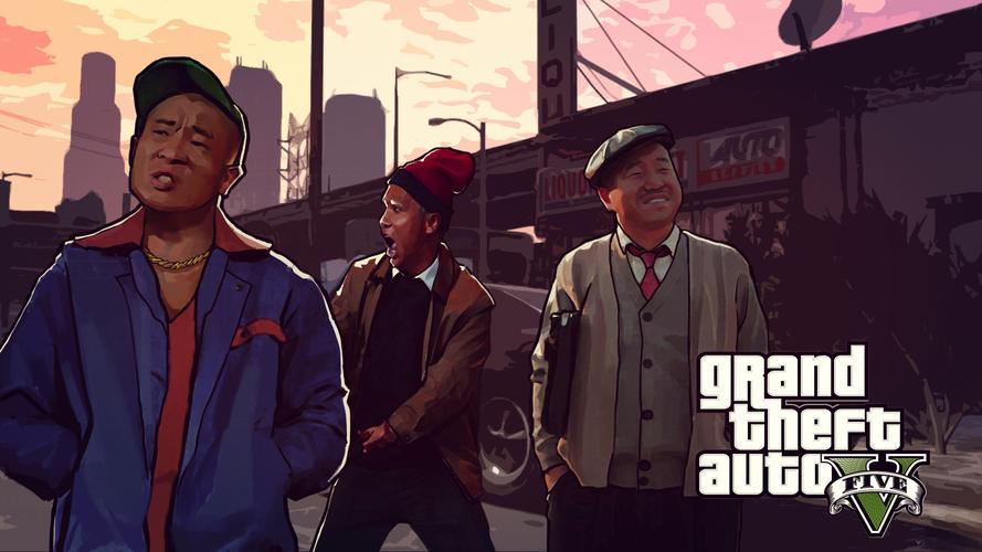 教你四步把真人照片处理成gta 5的风格