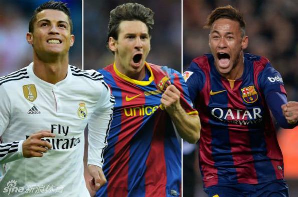 英媒评10大球星:c罗力压梅西_高清图集_新浪网