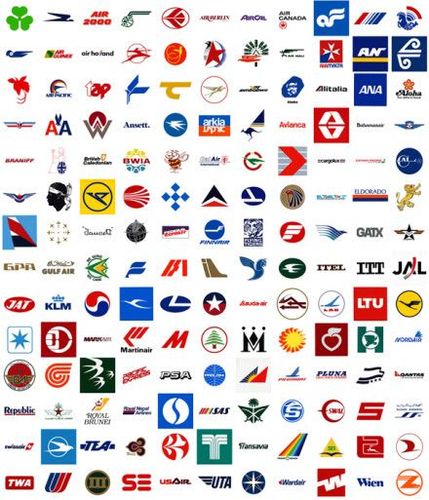 154个航空公司的logo大荟萃,你认识其中的几个