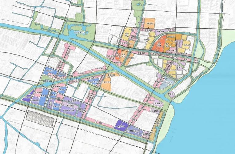 澎湃号>同衡规划> △图:海盐古城与高铁新城产业布局示意图△图:海盐