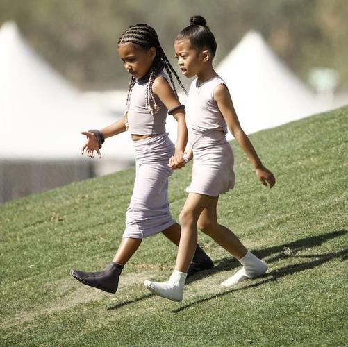 watch north west singing "nothing compares 2u" at kanye"s sunday