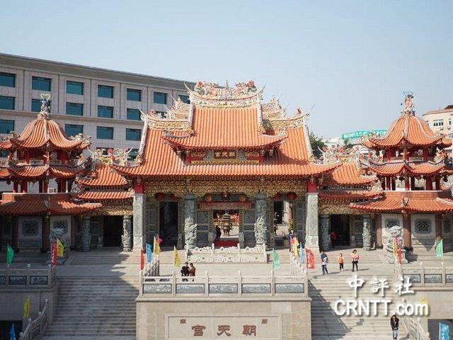 厦门闽南朝天宫妈祖圣诞 台湾三太子也现身