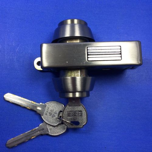 铝合金门锁系列 地弹簧门地锁 hy-313 玻璃门锁 不锈钢门锁