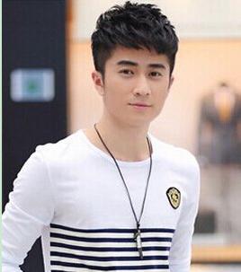 中短发发型图片男