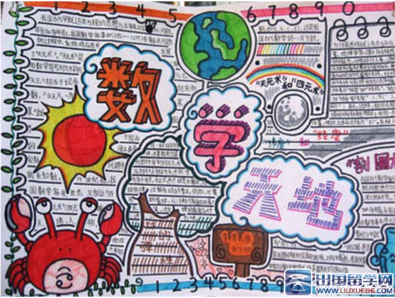五年级数学手抄报