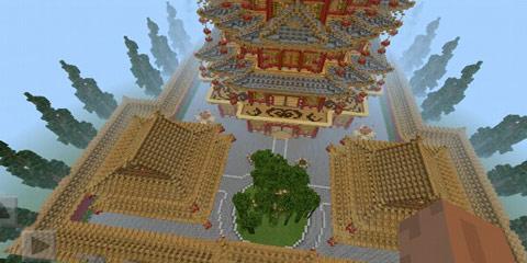 我的世界绚丽的花纹 古风建筑中国古城