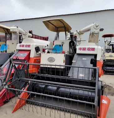 履带式收割机 稻谷收割机 小麦收割机 全喂入式履带收割机