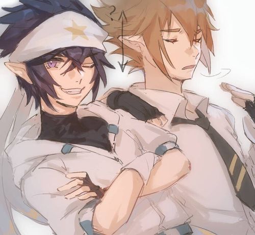 "因为站在了箱子上"安雷 安迷修 雷狮 @九夷 侵删!