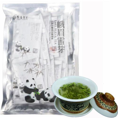 年新茶 2018 四川竹叶茶 春茶 炒青绿茶 雀舌 100g 慧欣 峨眉雪芽