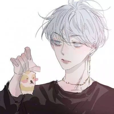 男神漫画吸烟头像图片