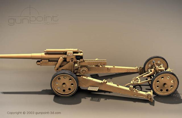 二战德军牵引式火炮:"榴弹炮" 博物馆图片集