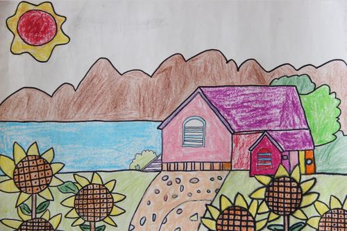 《我的家》 钟梓涵_"香格里拉"杯"中国梦家乡美"全南.