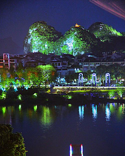 桂林漓江夜景