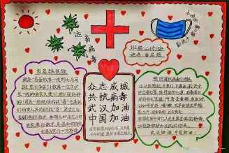 跟疫情有关的简单手抄报 关于亲情的手抄报