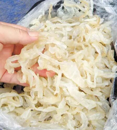 教您辨别真假海蜇丝