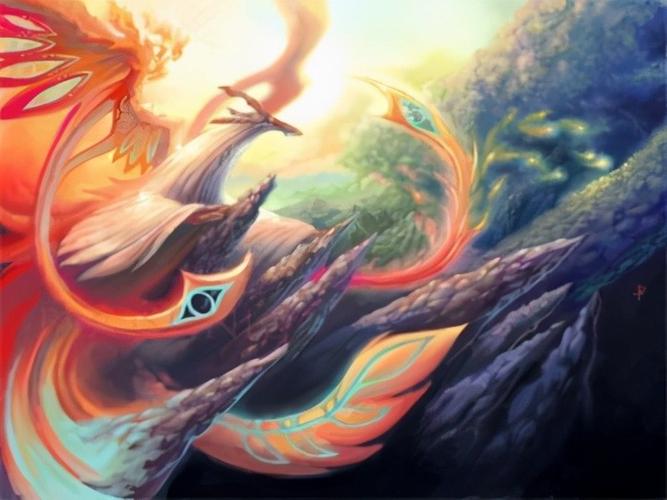 《山海经》:神鸟凤凰为何喜欢"自歌自舞"?这一动作正暗示了其神性
