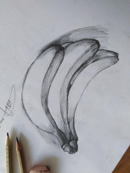 零基础素描画    自己乱画的  别勿喷_素描_文化_绘画