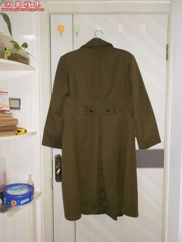 55式将校马裤呢风衣/单大衣,80年代复刻,正1号-退役老