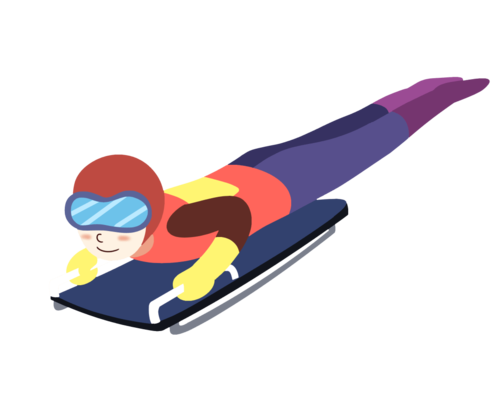 钢架雪车skeleton小爱给大家介绍一项冰雪运动借着初雪之际,也已经