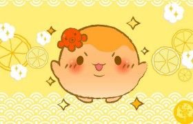 丸子魂中国风卡通水果高清电脑壁纸丸子魂中国风卡通水果可爱卡通