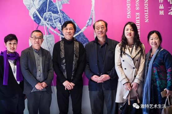 巡展第二站:4月22日刘向东老师作品展在青岛市美术馆隆重的开幕式和
