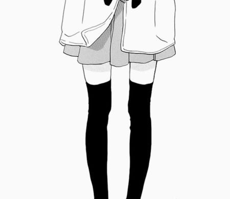 手绘女生下半身裙子的头像
