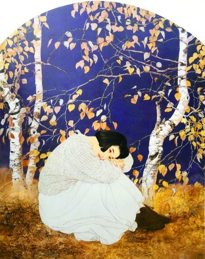 何家英《秋冥》赏析