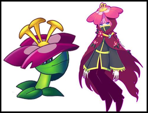 植物大战僵尸拟人化,僵尸整容成爱丽儿公主,辣椒不敢直视