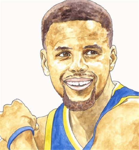 库里是现在小球时代最具代表性的球员了,属于勇士的王朝也在一