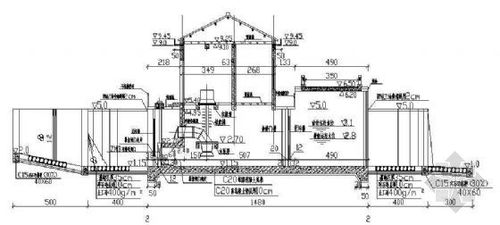 某双机组排灌两用泵站的施工图