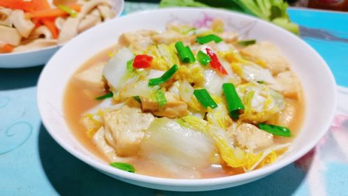 白菜炒豆腐