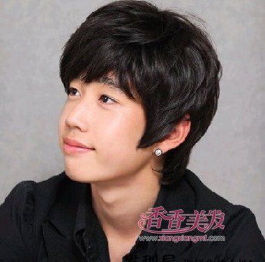 胖点的男生适合什么发型胖子男生短发型3