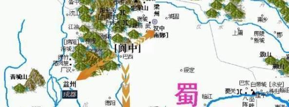 因为马超被曹军击败后,投奔了汉中的张鲁.