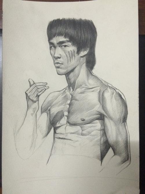 李小龙素描