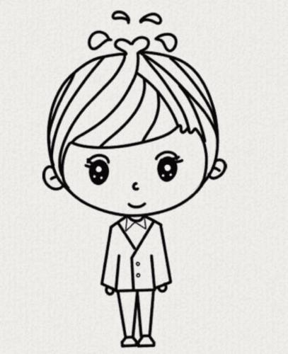 笑脸表情人物简笔画 表情图片