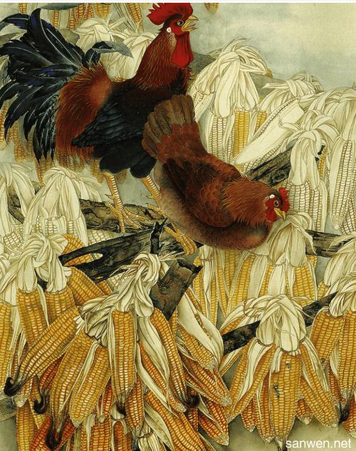 中国画花鸟画欣赏,国画花鸟画欣赏