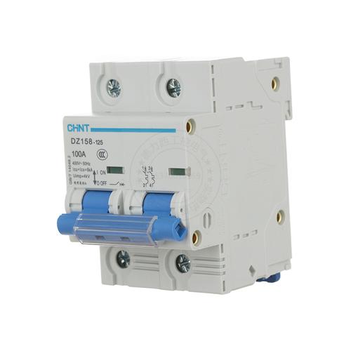 2p断路器正泰大功率空气开关dz158100a家用125a空气开关