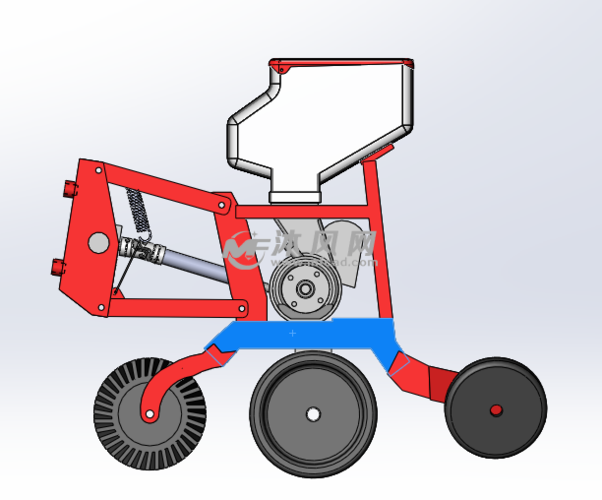 气吸式播种机单体