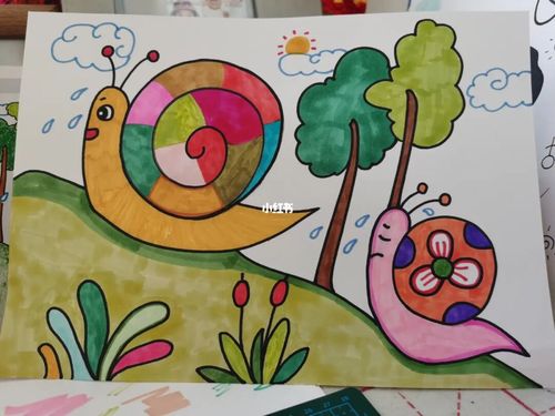 蜗牛_蜗牛_文化_绘画